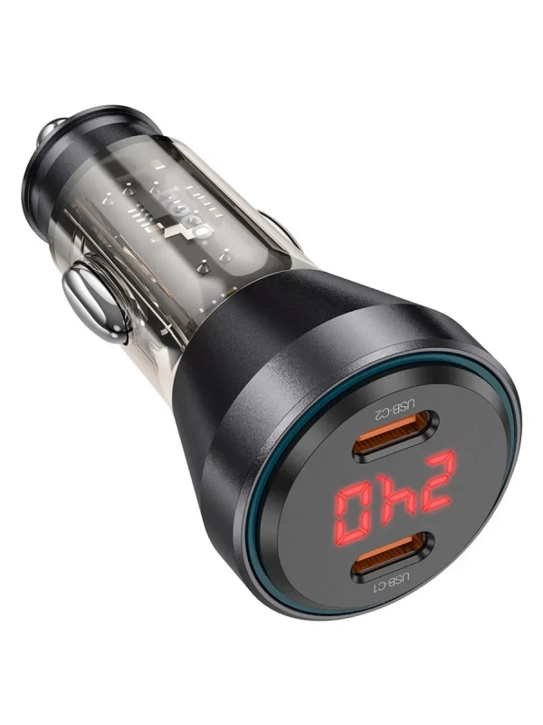 Автомобильное зарядное устройство NZ12C 60W TypeC 30W + 30W Автомобильное зарядное устройство NZ12C 60W TypeC 30W + 30W