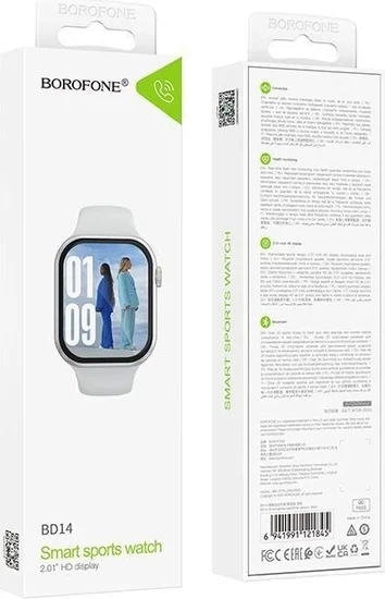 Смарт часы Borofone BD14 Smart sports watch (call version) Silver
