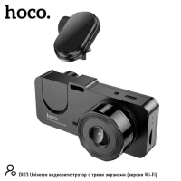 Видеорегистратор Hoco DI63 с тремя камерами