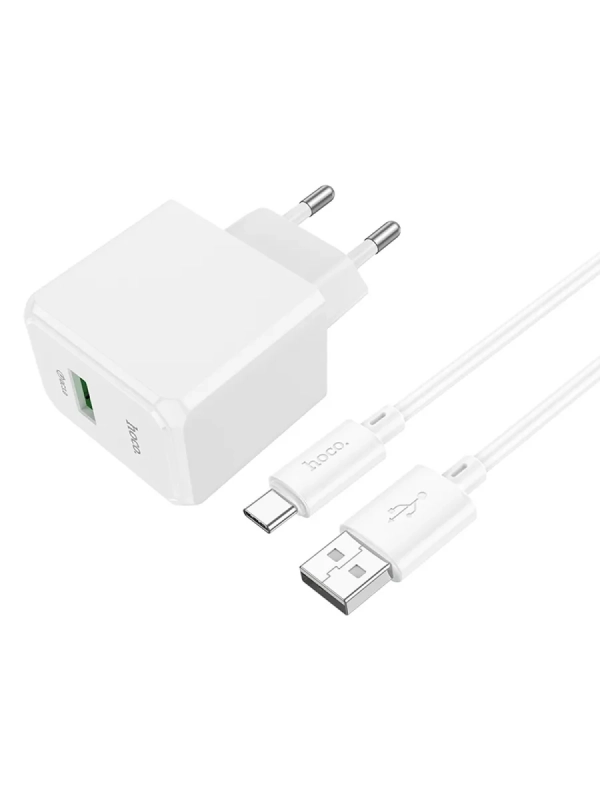 Сетевое зарядное устройство Hoco CS12A + Type-C Сетевое зарядное устройство Hoco CS12A + Type-C