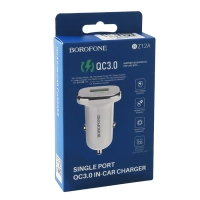 Автомобильное зарядное устройство BOROFONE USB 3.0 3A BZ12A