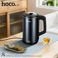 Электрочайник черный металлический hoco HJD67A 1,8 литра