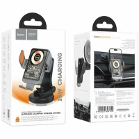 Держатель для телефона с беспроводной зарядкой HW8