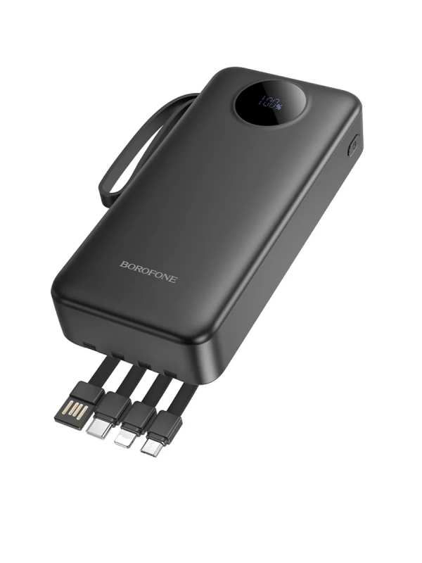 Внешний аккумулятор BJ53A 20000 mAh с кабелями Внешний аккумулятор BJ53A 20000 mAh с кабелями