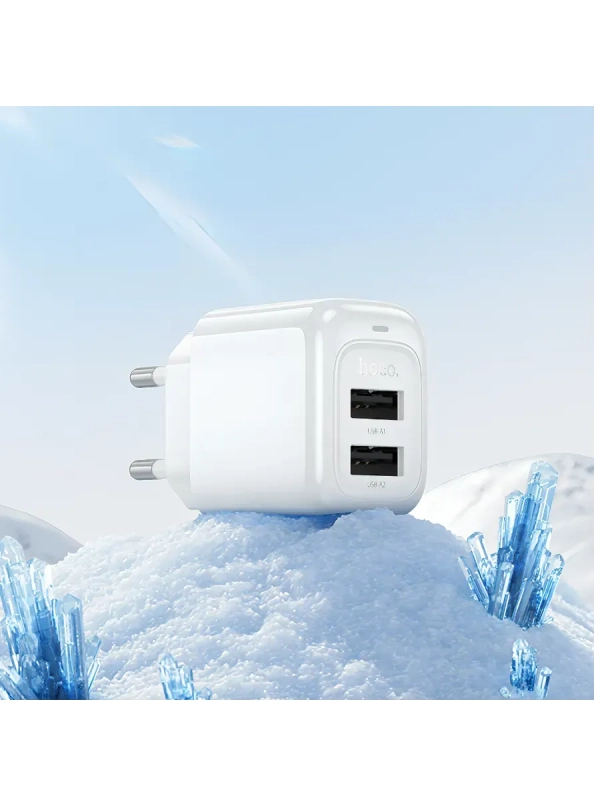 Сетевое зарядное устройство HOCO CS51A 2 USB 2400mA Сетевое зарядное устройство HOCO CS51A 2 USB 2400mA