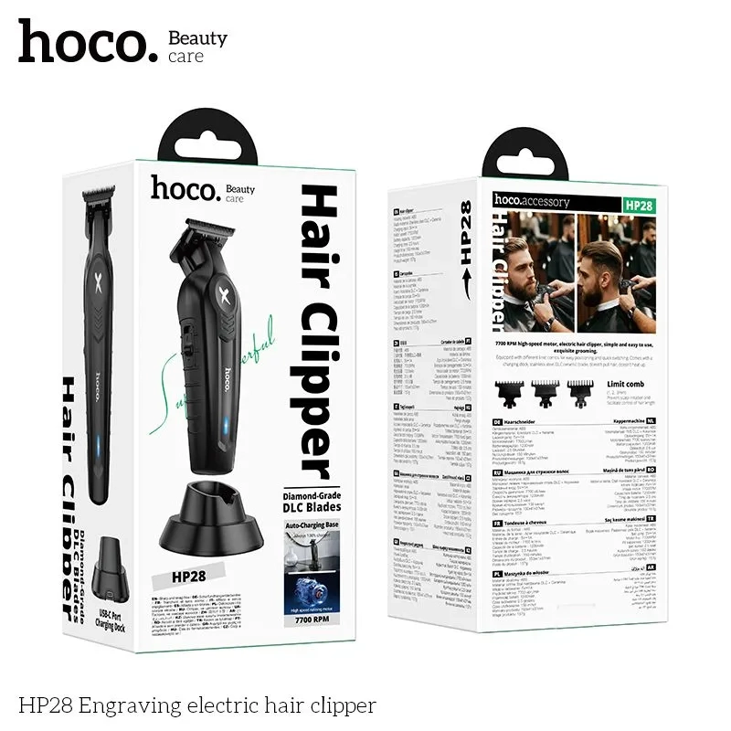 hoco Машинка для стрижки hoco HP28, черный