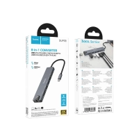 USB хаб Type-C 8в1 с RJ45 и HDMI