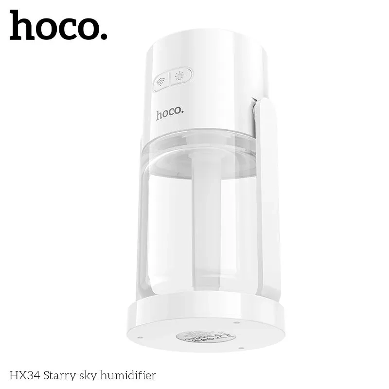 Увлажнитель воздуха Hoco HX34, белый, прозрачный