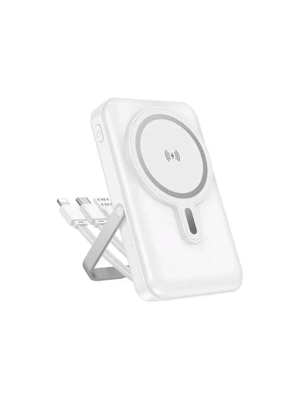 Внешний аккумулятор BJ67 с MagSafe и подставкой 10000 mAh Внешний аккумулятор BJ67 с MagSafe и подставкой 10000 mAh