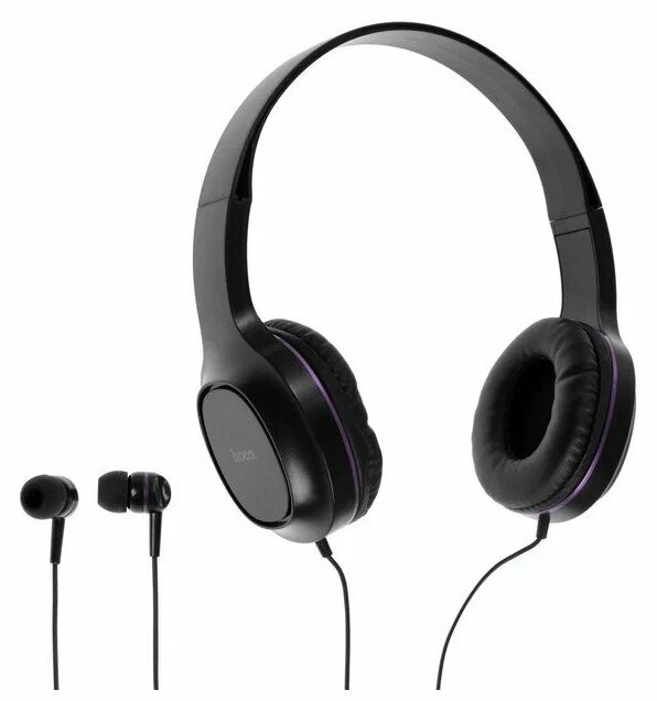 Проводные наушники HOCO W24 Enlighten, Jack 3.5mm, 1.2 м Проводные наушники HOCO W24 Enlighten, Jack 3.5mm, 1.2 м