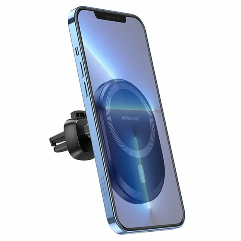 Магнитный автомобильный держатель для телефона Borofone BH71 черный