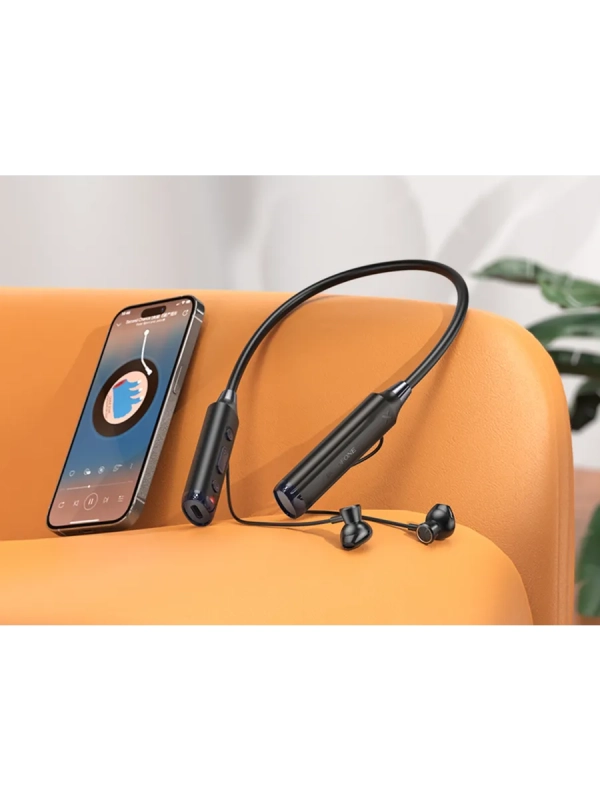 Беспроводные наушники BOROFONE BE64 Perfect neckband черный Беспроводные наушники BOROFONE BE64 Perfect neckband черный