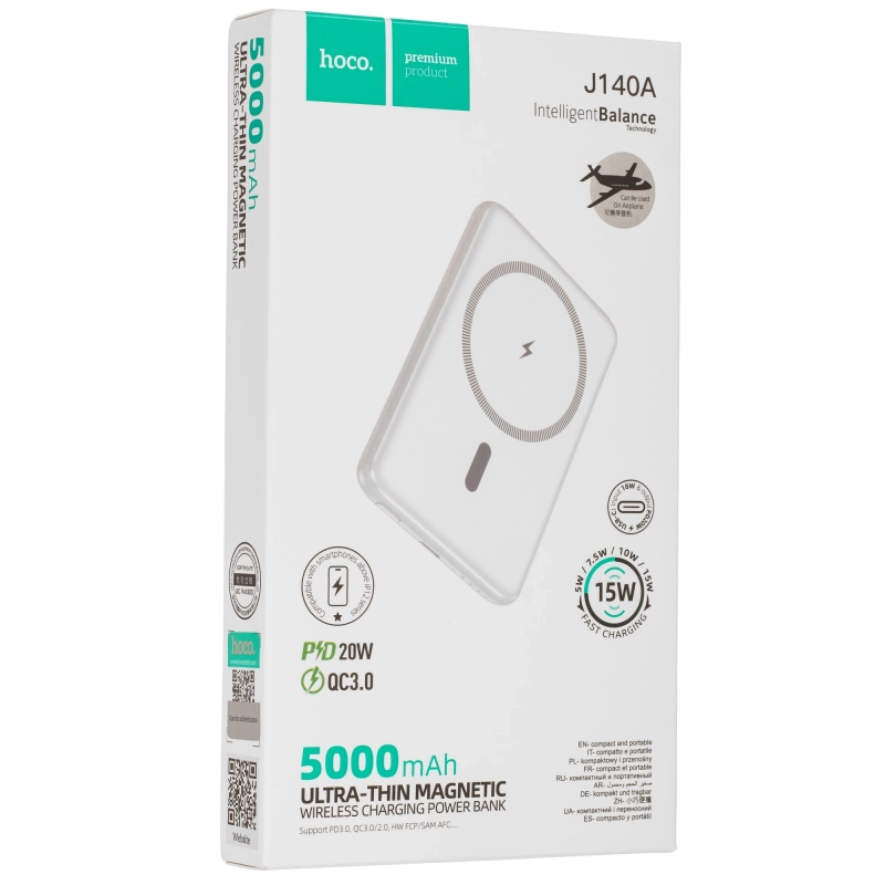 Внешний аккумулятор быстрая зарядка PD20W с MagSafe 5000mAh Внешний аккумулятор быстрая зарядка PD20W с MagSafe 5000mAh