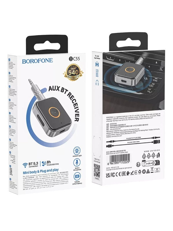 Bluetooth адаптер блютуз ресивер BC55 Bluetooth адаптер блютуз ресивер BC55