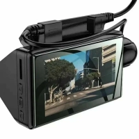 Видеорегистратор Hoco DI07 Max (WIFI version), 2 камеры, Wi-Fi, черный