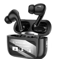 Наушники беспроводные с дисплеем hoco ew72 черные