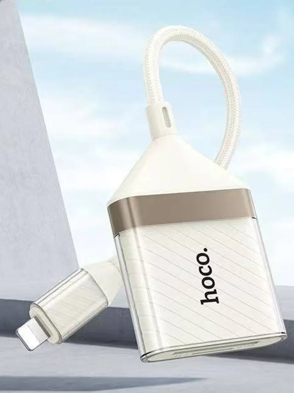 Картридер UA40 OTG 2 в 1 для Lightning на SD/TF