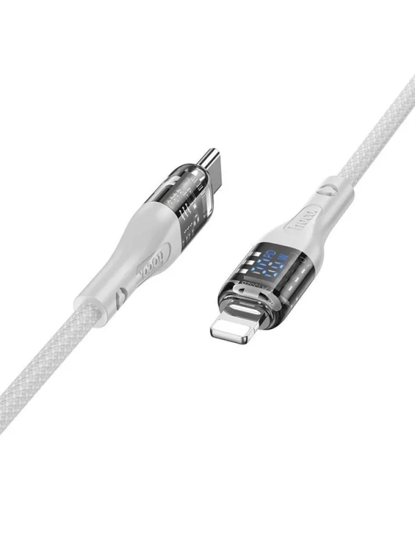 hoco Кабель для мобильных устройств Apple Lightning/USB Type-C, белый hoco Кабель для мобильных устройств Apple Lightning/USB Type-C, белый