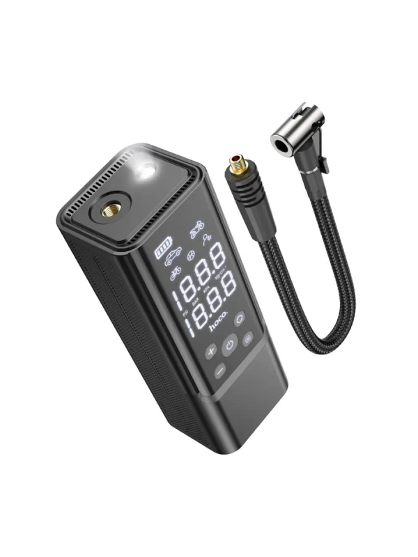 Насос автомобильный HOCO ZP5 чёрный