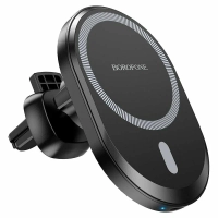 Borofone BH201 Magnetic держатель для автомобиля в воздуховод магнитный 15W черный