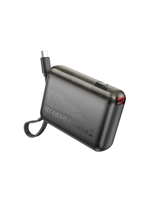 Внешний аккумулятор J139 10000 mAh с кабелем Type-C Внешний аккумулятор J139 10000 mAh с кабелем Type-C