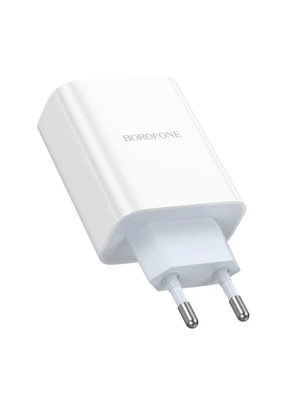 Сетевое ЗУ USB-C Borofone BA73A (35W/2 порта/PD) белый Сетевое ЗУ USB-C Borofone BA73A (35W/2 порта/PD) белый
