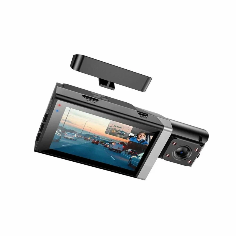 Видеорегистратор Hoco DI64 Wi-Fi с экраном 3.0, 3 камерами