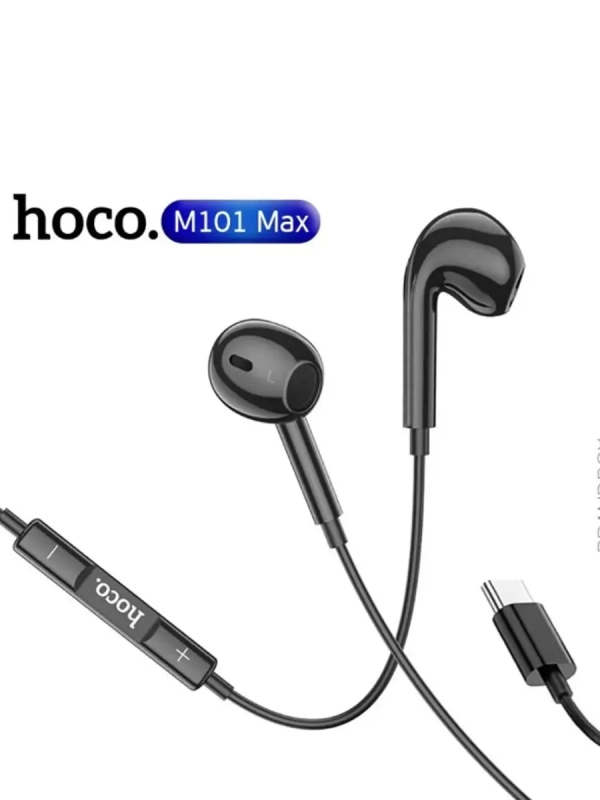 Наушники M101 MAX Type-C HOCO Черные Наушники M101 MAX Type-C HOCO Черные