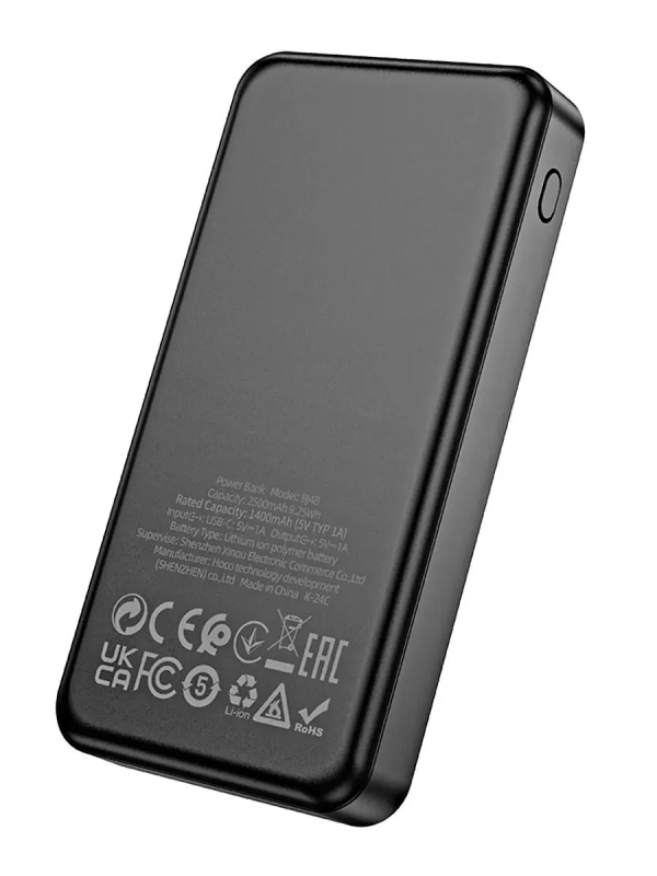 Мощный внешний аккумулятор BOROFONE BJ48 2500mAh Мощный внешний аккумулятор BOROFONE BJ48 2500mAh