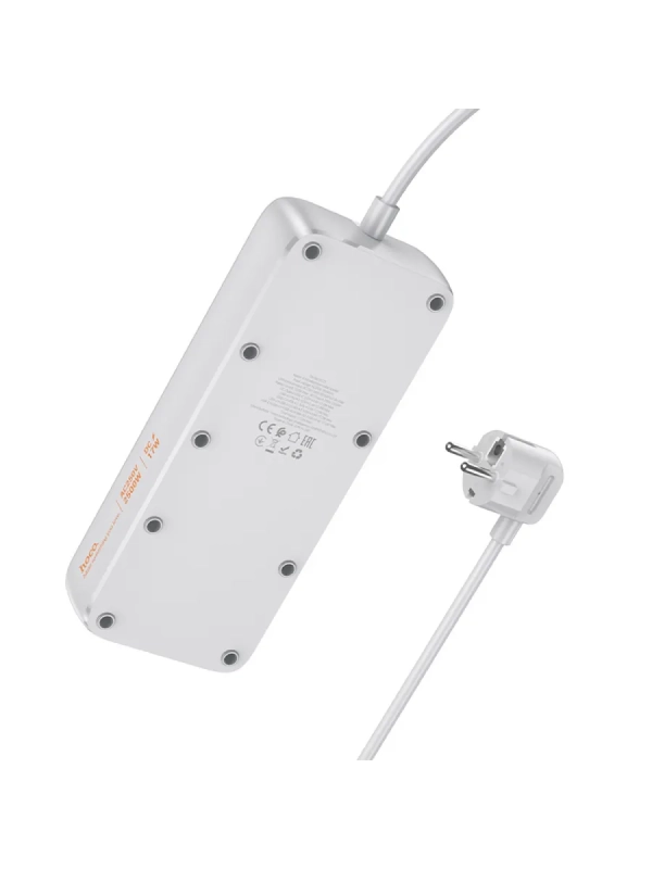 Сетевой фильтр на 4 розеток+3 USB+1 PD, 3м, AC21, HOCO Сетевой фильтр на 4 розеток+3 USB+1 PD, 3м, AC21, HOCO