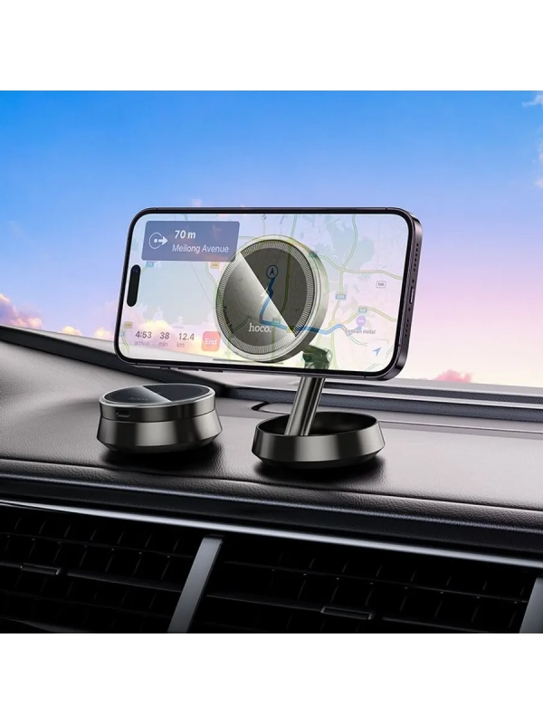 Магнитный автомобильный держатель Hoco HW33, с MagSafe-зарядкой