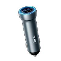 Автомобильное заряд. устр. Hoco Z54 2USB 15.5W серый