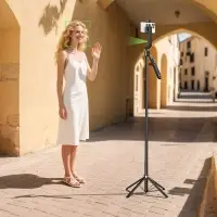 Подставка для телефона для прямых трансляций (записи рилсов) K32, HOCO, черный