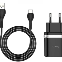 Сетевое зарядное устройство c USB HOCO C12Q Type-c, QC3.0