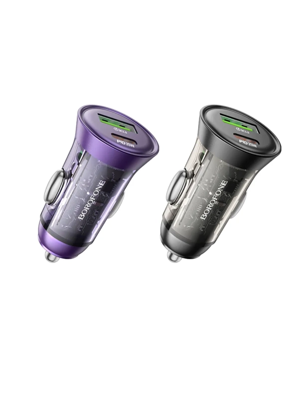 Borofone BZ26A 1USB/1C 3A фиолетовый