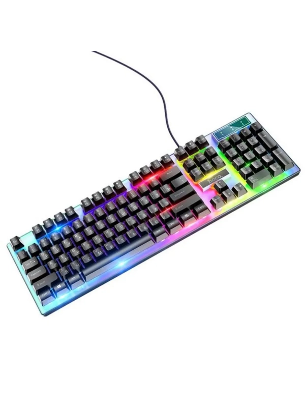 Набор проводной игровой Hoco GM18 клавиатура+мышь, подсветка Набор проводной игровой Hoco GM18 клавиатура+мышь, подсветка