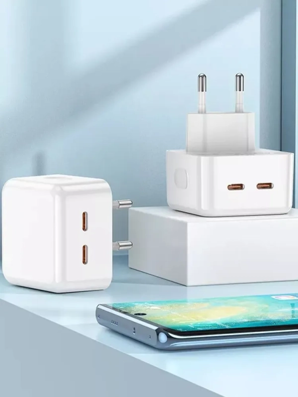 Сетевое зарядное устройство BA76A 35W 2xUSB-C Сетевое зарядное устройство BA76A 35W 2xUSB-C