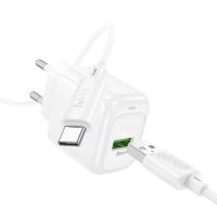 Зарядное устройство USB 3.0 QC с кабелем TYPE-C