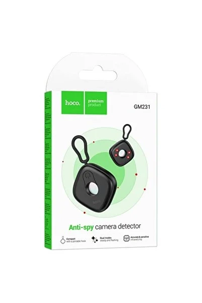 Антишпионский детектор скрытой камеры Hoco GM231 черный
