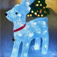 Новогодний светящийся светодиодный олень 25 см. Новогодний светящийся светодиодный олень 25 см.