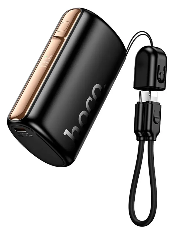 Внешний аккумулятор Hoco Q50 10000 mAh (20W, PD, Type-C, кабель Type-C-Lightning, LED)