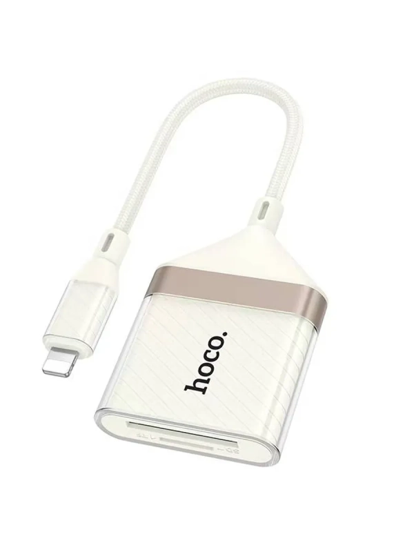 Картридер UA40 OTG 2 в 1 для Lightning на SD/TF