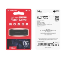 USB 3.0 Флеш-накопитель Borofone BUD4 16 ГБ черный