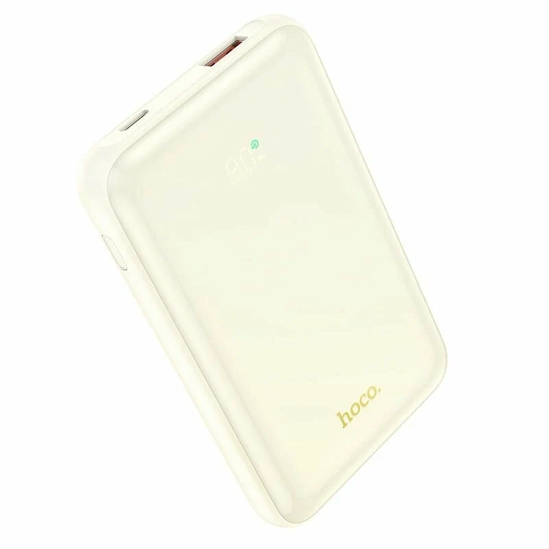 Портативный аккумулятор HOCO Q21 Great 22.5W+PD20W, 10000 мА ч, молочный Портативный аккумулятор HOCO Q21 Great 22.5W+PD20W, 10000 мА ч, молочный