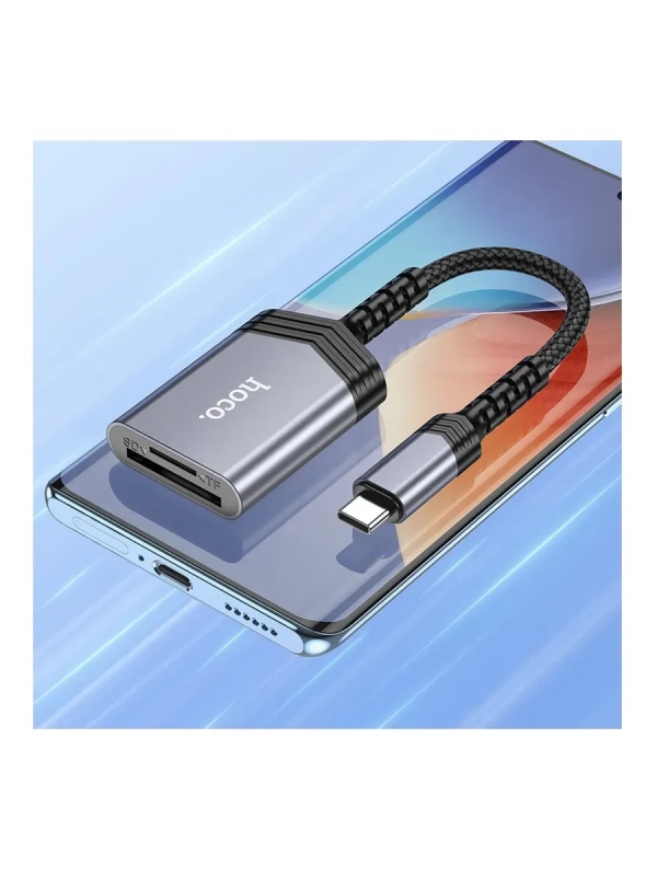 Переходник OTG HOCO UA25 USB-C , для SD и Micro SD Переходник OTG HOCO UA25 USB-C , для SD и Micro SD