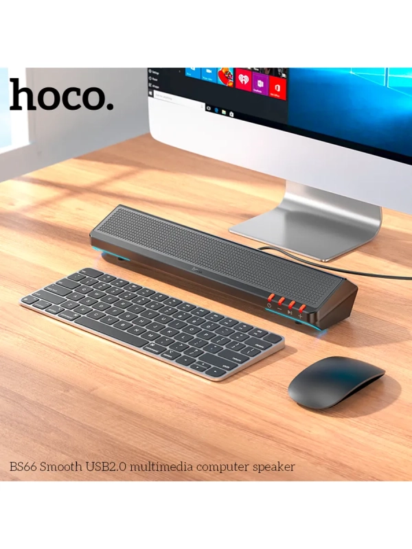 Портативная беспроводная колонка BS66 / саундбар для компьютера