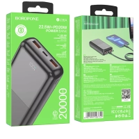Внешний аккумулятор BJ36A 20000 mAh быстрая зарядка 22,5W Внешний аккумулятор BJ36A 20000 mAh быстрая зарядка 22,5W