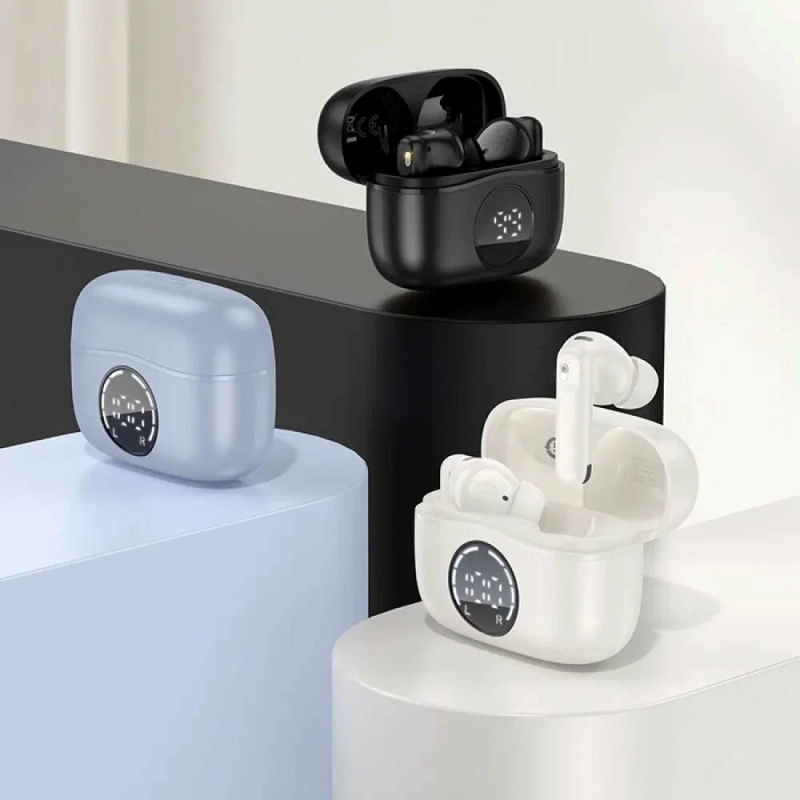Bluetooth гарнитура Hoco EQ22 Singer синие