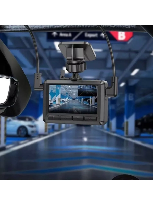 Видеорегистратор HOCO DV3 1080P/30fps, 2.45 Display + камера заднего