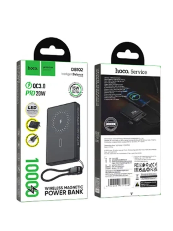 Внешний аккумулятор, 10000 мАч, 18 Вт, черный